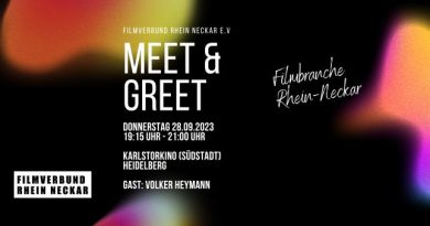 Meet & Greet Filmstammtisch – 28.09.2023 mit Volker Heymann