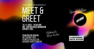 Film.Politik.Dialog. – Die Zukunft der Filmfestivalkultur in Baden-Württemberg | 10.11.2025 Film.Politik.Dialog. – Die Zukunft der Filmfestivalkultur in Baden-Württemberg | 10.11.2025