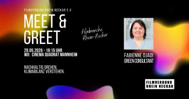 MEET & GREET „Greenshooting – Nachhaltige Filmproduktion in der Praxis“